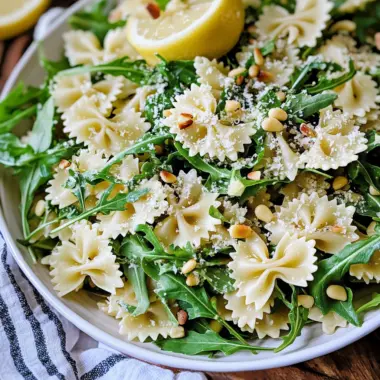 Lemon Basil Parmesan Pasta Salad