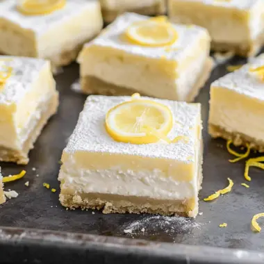 Lemon Cheesecake Bars