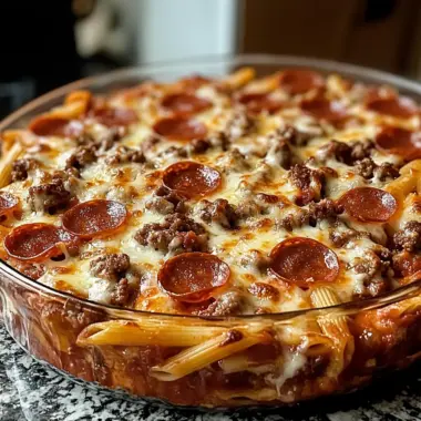 Meat Lovers Pizza Casserole Recipe