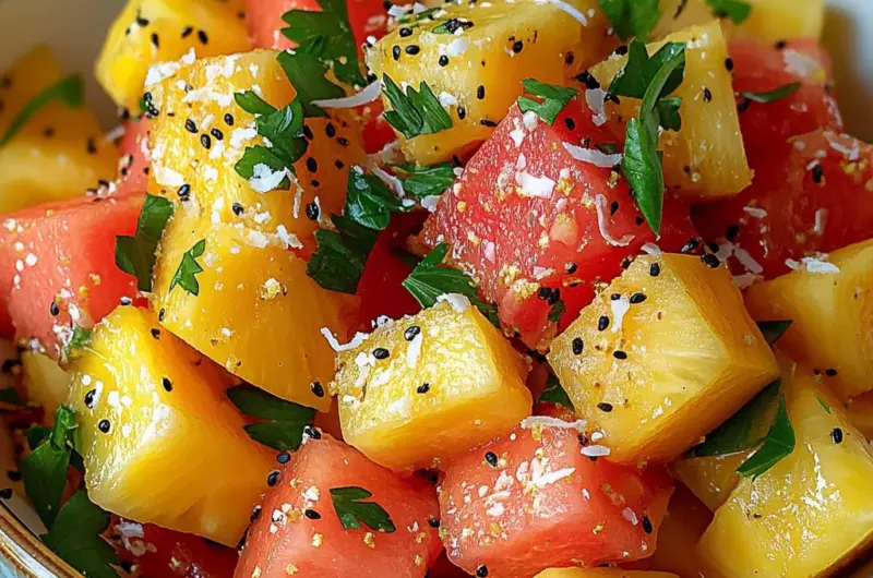 Melon and Pineapple Salad: A Fresh, Juicy BBQ Side Dish Favorite