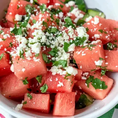 Mexican Watermelon Salad