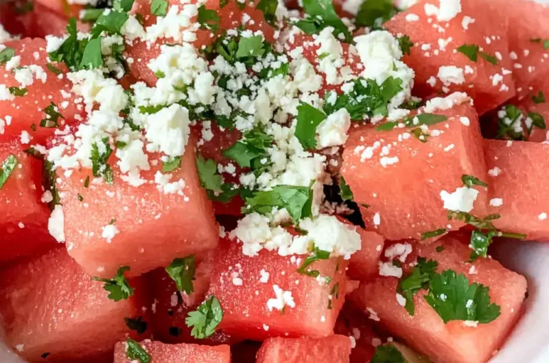 Mexican Watermelon Salad