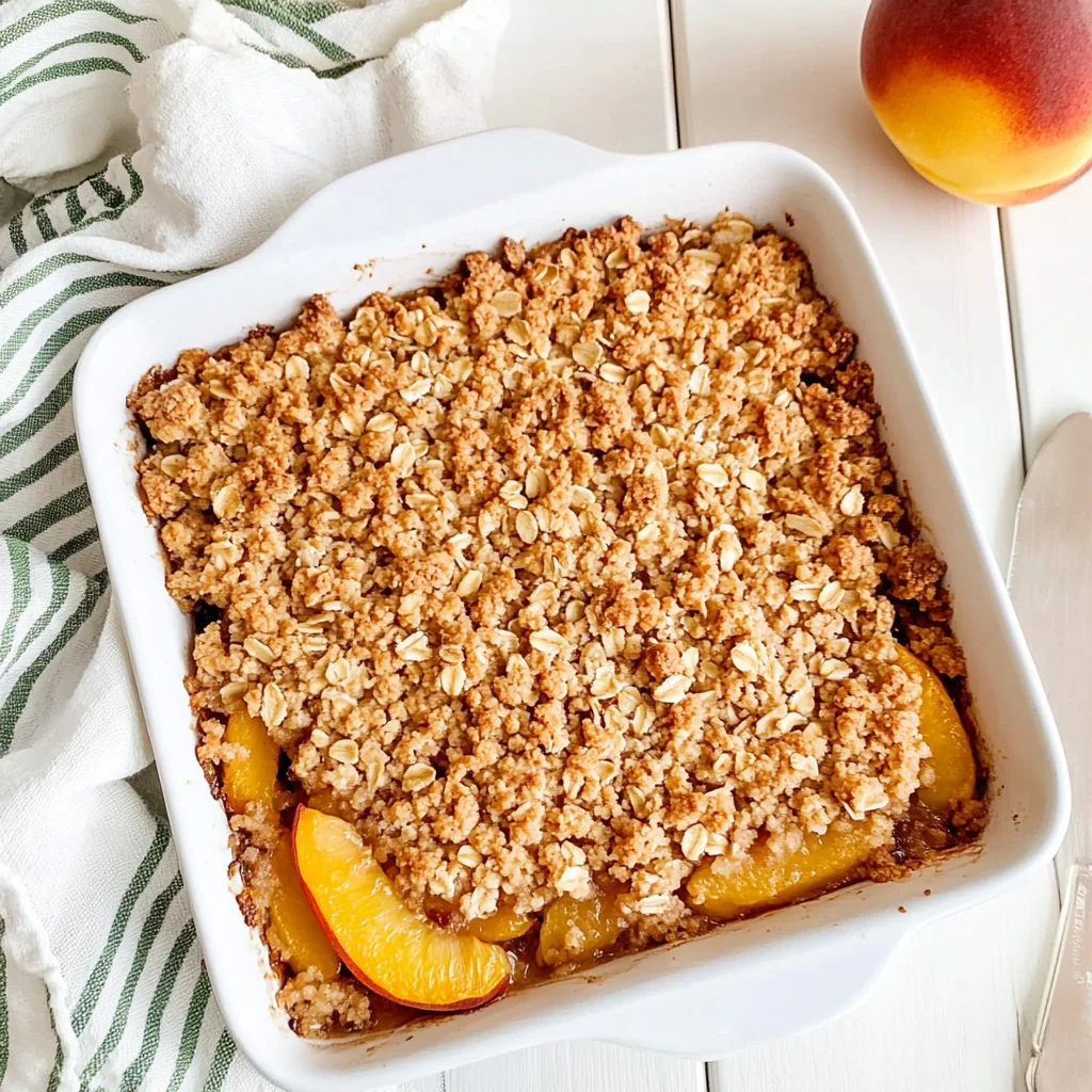 Peach Crisp
