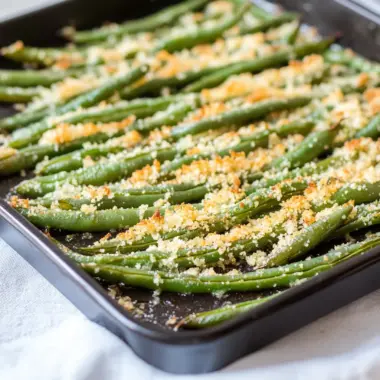 Roasted Parmesan Green Beans