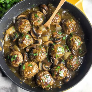 Salisbury Steak Meatballs