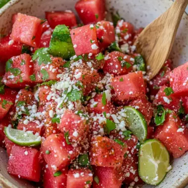 Spicy Watermelon Salad