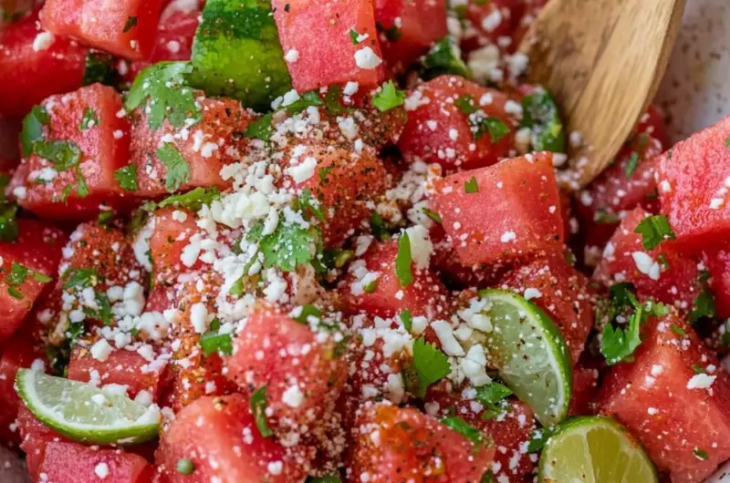 Spicy Watermelon Salad