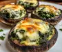 Spinach and Cheese Stuffed Portobello Mushroom