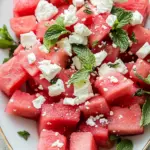 Watermelon Feta Salad with Mint