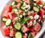 Watermelon Salad with Goat Cheese