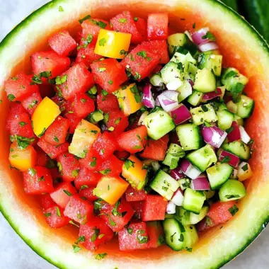 Watermelon Salsa Recipe