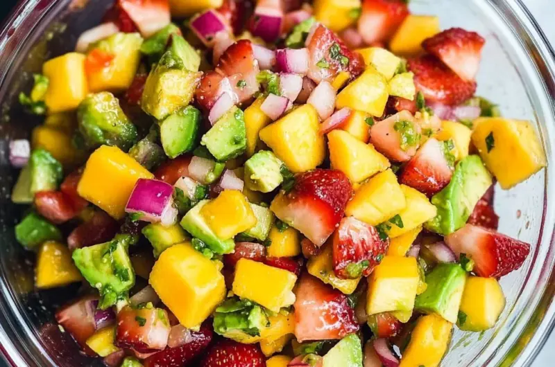 Avocado Strawberry Mango Salsa