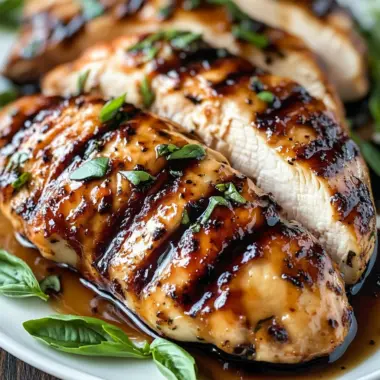 Balsamic Baked Chicken Breast: A Delicious and Easy Recipe for Dinner