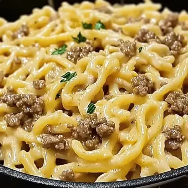 Beef and Garlic Butter Pasta recipe