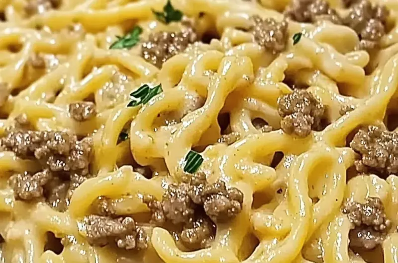 Beef and Garlic Butter Pasta recipe