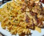 Cheesy Garlic Cajun Chicken Rotini in Velveeta Cream Sauce
