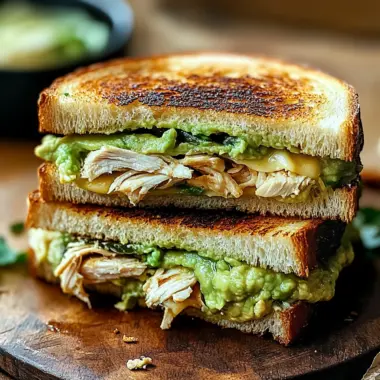 Chicken Avocado Melt Sandwich