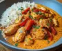 Creamy Paprika Chicken with Rice