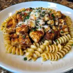 Creamy Parmesan Rotini with Garlic Butter Chicken