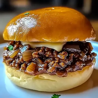 French Onion Beef Sloppy Joes