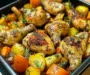Garlic Herb Chicken Drumsticks with Veggies