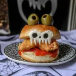 Halloween Chicken Parm Sliders