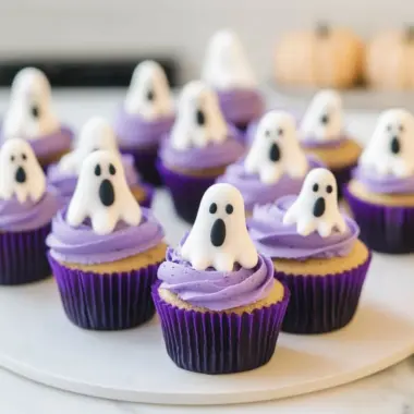 Halloween Ghost Cupcakes