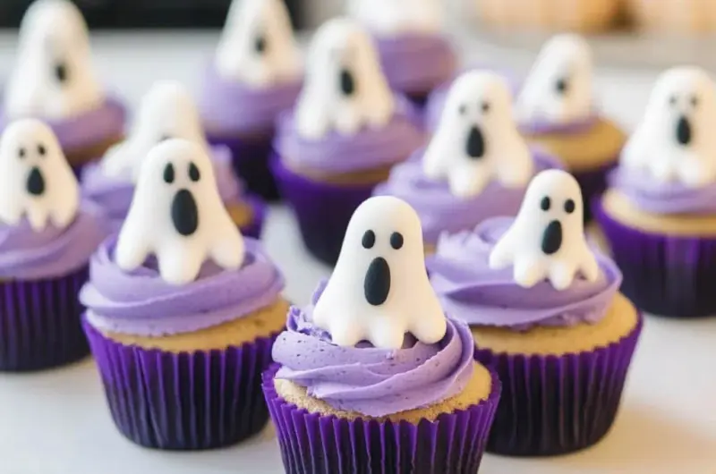 Halloween Ghost Cupcakes
