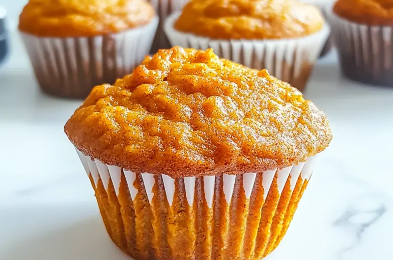 Healthy Greek Yogurt Pumpkin Muffins