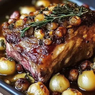 Honey-Mustard Confit Lamb Shoulder