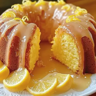 Lemon Bundt Cake Recipe