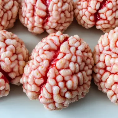 Marshmallow Rice Bubbles Halloween Brains