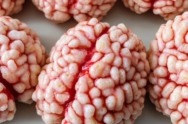 Marshmallow Rice Bubbles Halloween Brains