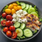 Mediterranean Chicken Salad Bowl