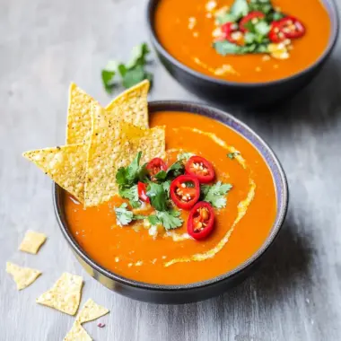 Mexican-Style Tomato Soup