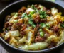 Mongolian Beef and Cabbage Bowl
