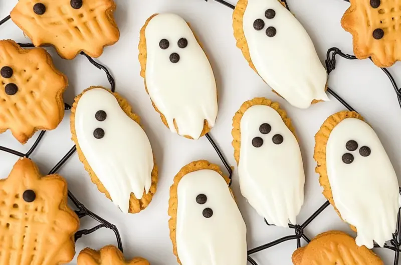 Nutter Butter Ghost Cookies