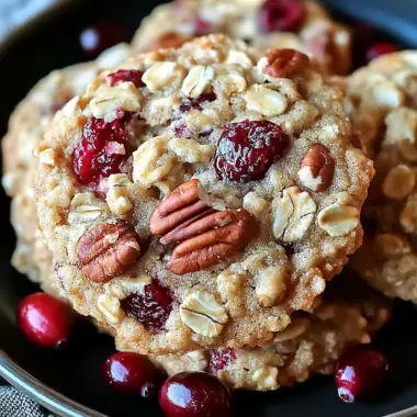 Oatmeal Cranberry Pecan Cookies