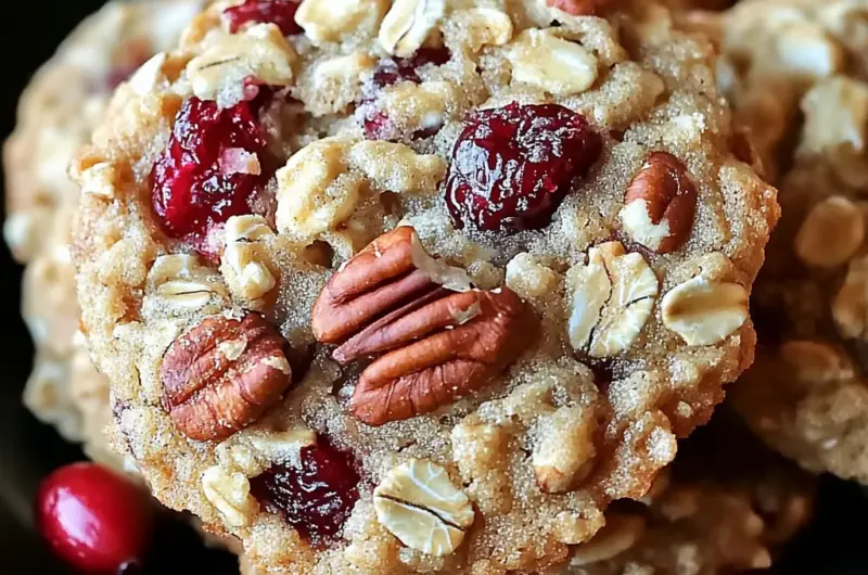 Oatmeal Cranberry Pecan Cookies