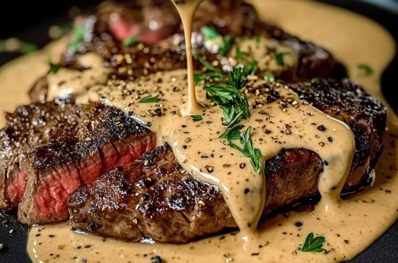 Peppercorn Sauce Recipe for Steak, Chicken, or Pasta
