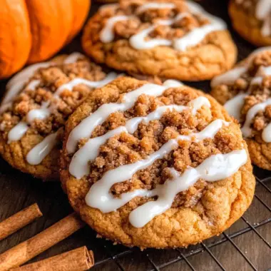 Pumpkin Coffee Cake Cookies