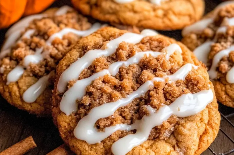 Pumpkin Coffee Cake Cookies