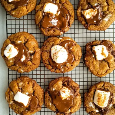 Pumpkin S'mores Cookies