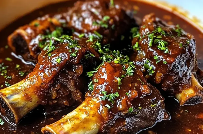 Red Wine Braised Lamb Shanks