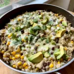 Salsa Verde Chicken & Rice Skillet