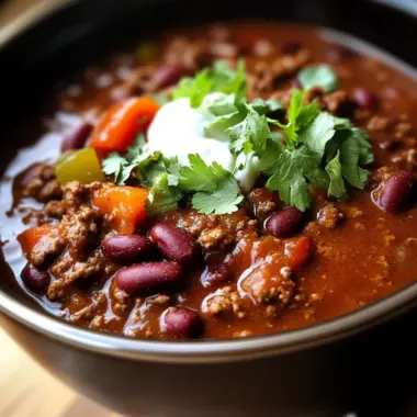 Slow Cooker Chili