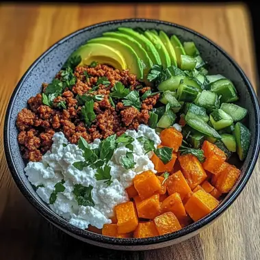 Sweet & Savory Power Bowl with Cottage Cheese