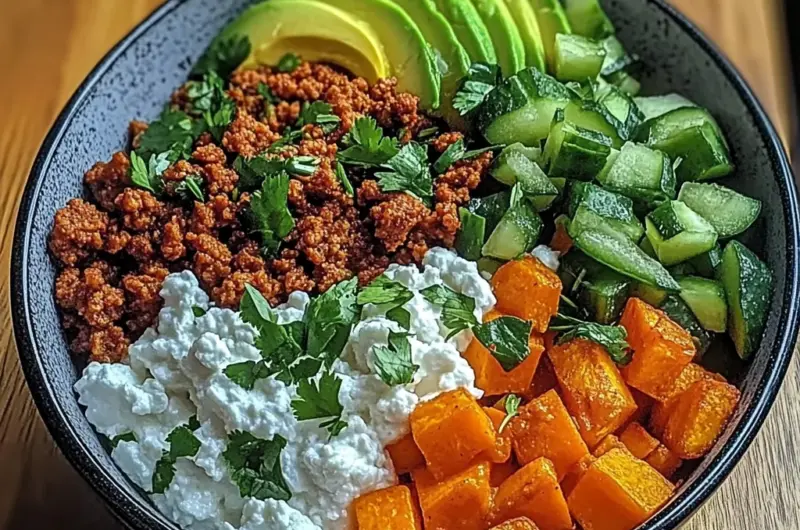 Sweet & Savory Power Bowl with Cottage Cheese