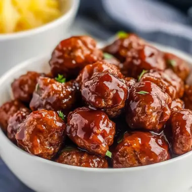 Sweet chili Meatballs Crockpot Recipe