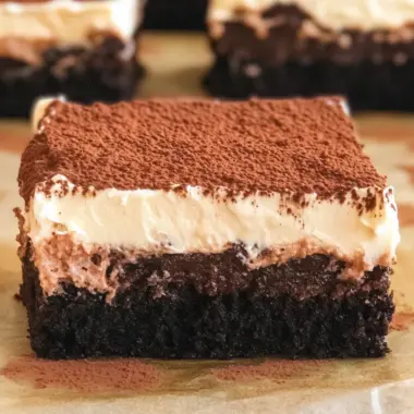 Tiramisu Brownies